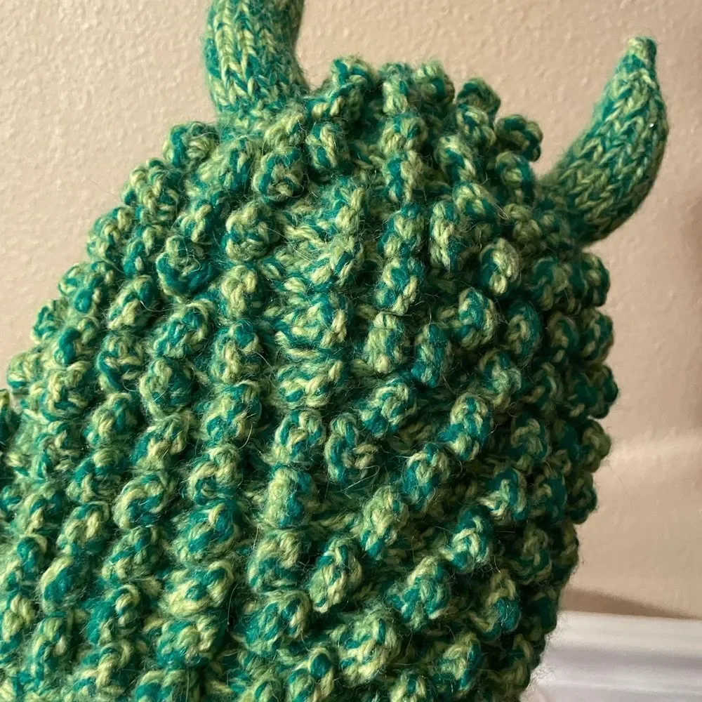 Andes Gifts Kids Hand Crocheted Monster Hat Ages 5-8